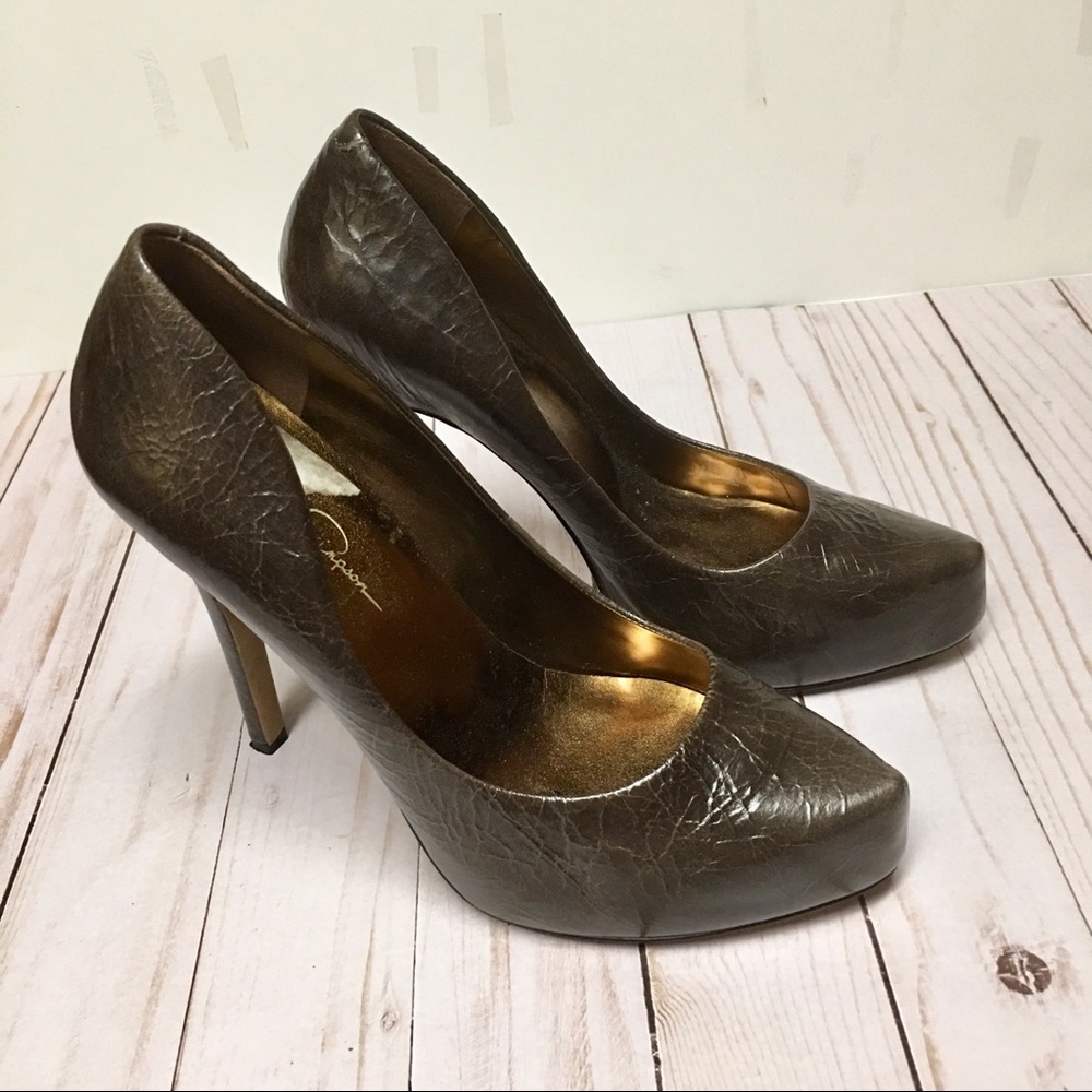 👑 Jessica Simpson Hidden Platform Heels, Size 9.5